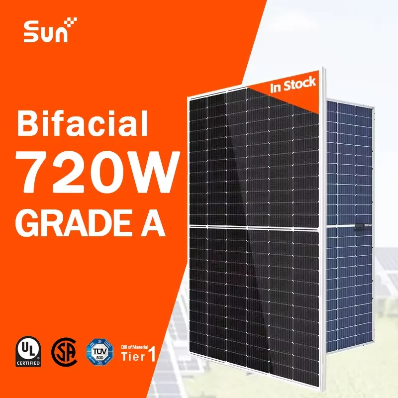 Solar Panel - Panel słoneczny SunPlus 720W, typ N,