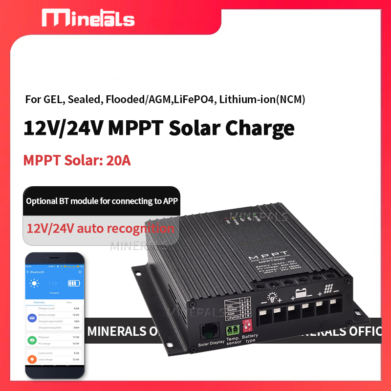 Kontroler MPPT 20A, ładowarka  – Charge Controller Solar recenzja i cena