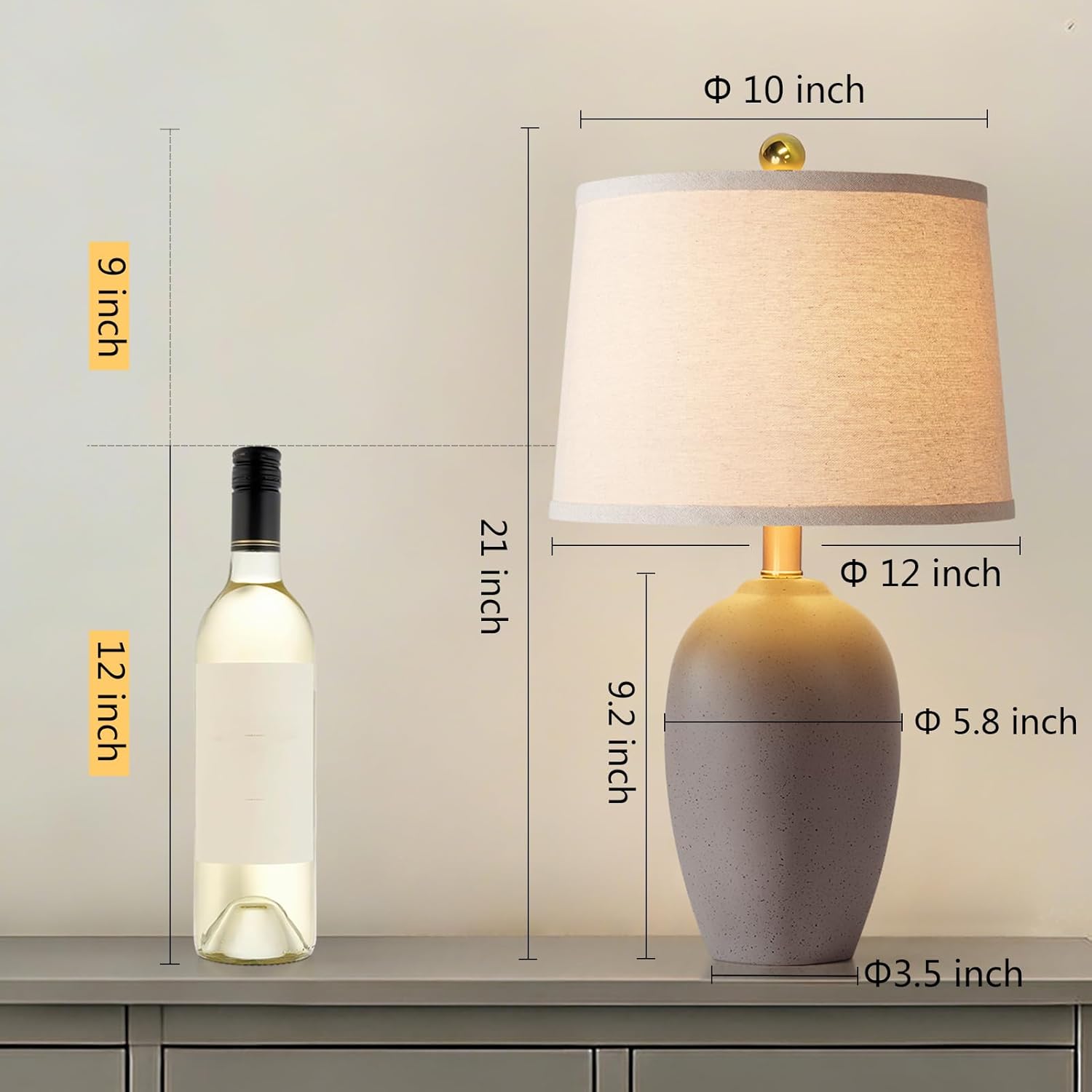 Zestaw 2 ceramicznych lamp sto – Solar Lamp recenzja i cena